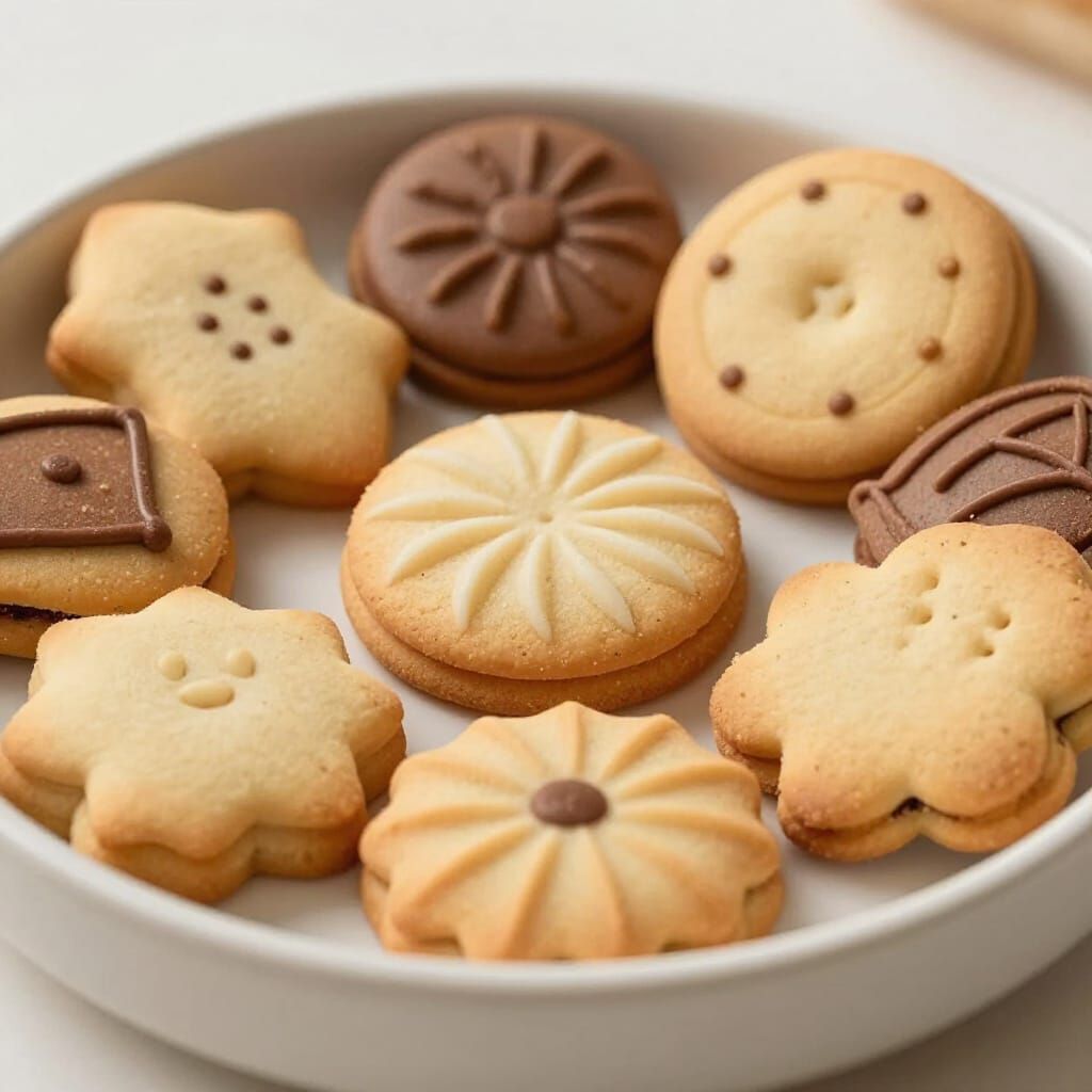 Artful Homemade Cookies in Studio Lighting