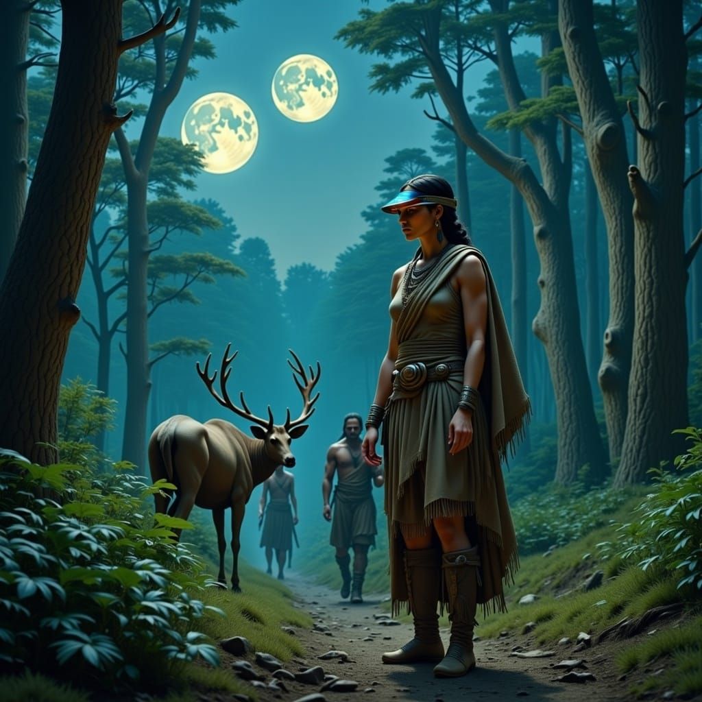 Sacagawea Guides Explorers Through Alien World