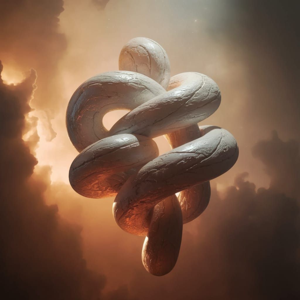 Ethereal Nightmare Sculpture in Surreal Glow