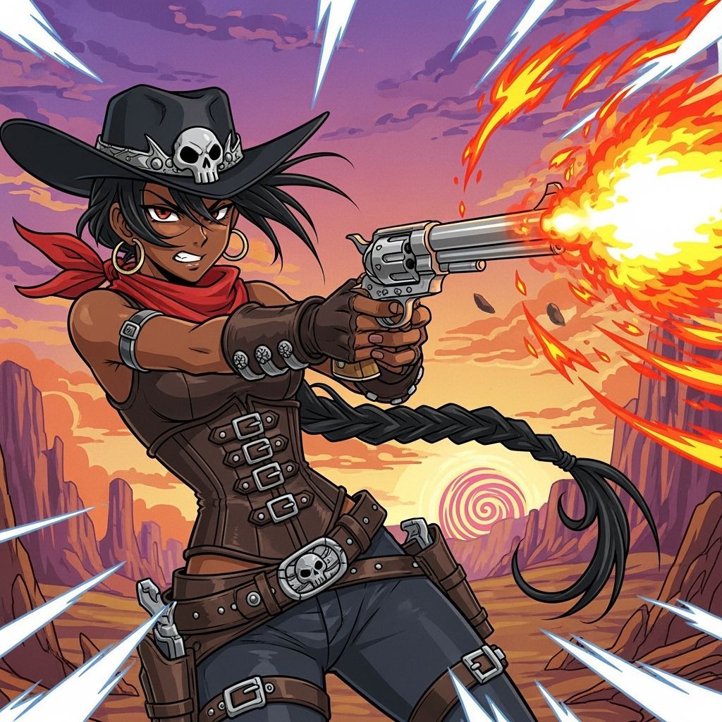 Gunslinger Girl Fires Fireball in Yu-Gi-Oh Style