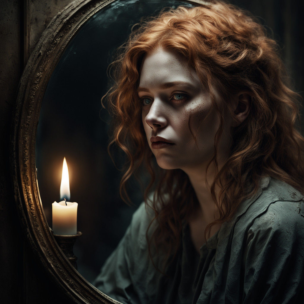 Surreal Dystopian Portrait of Self-Doubt and Inner Turmoil