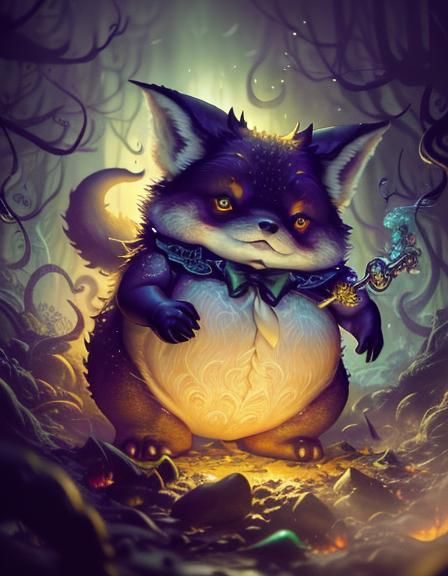 Cute Spooky Cave Creature