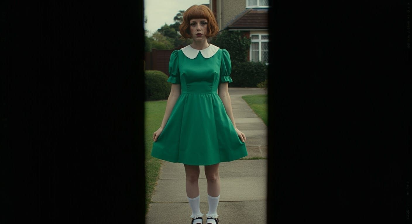 1971 Suburban Beauty in Vintage Giallo Cinema Style