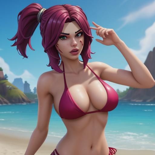 Fortnite Ruby Character in Bikini