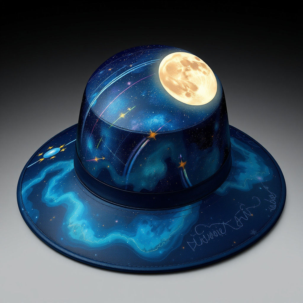 Night Sky Hat: A Fantasy Concept Art Piece