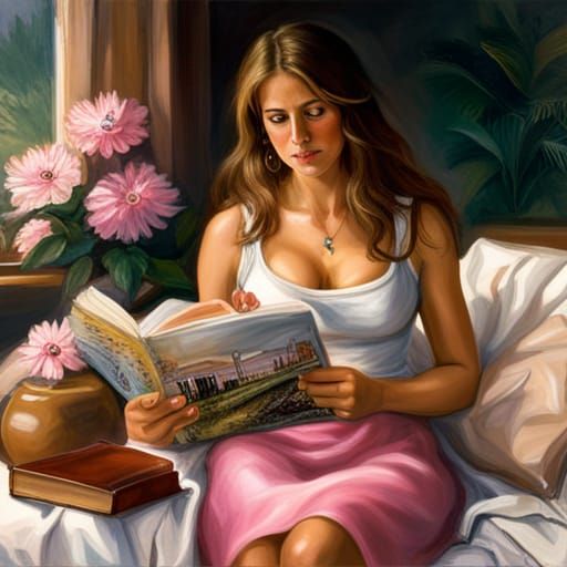 Soccer Mom in Pink Skirt, Hyper Detailed