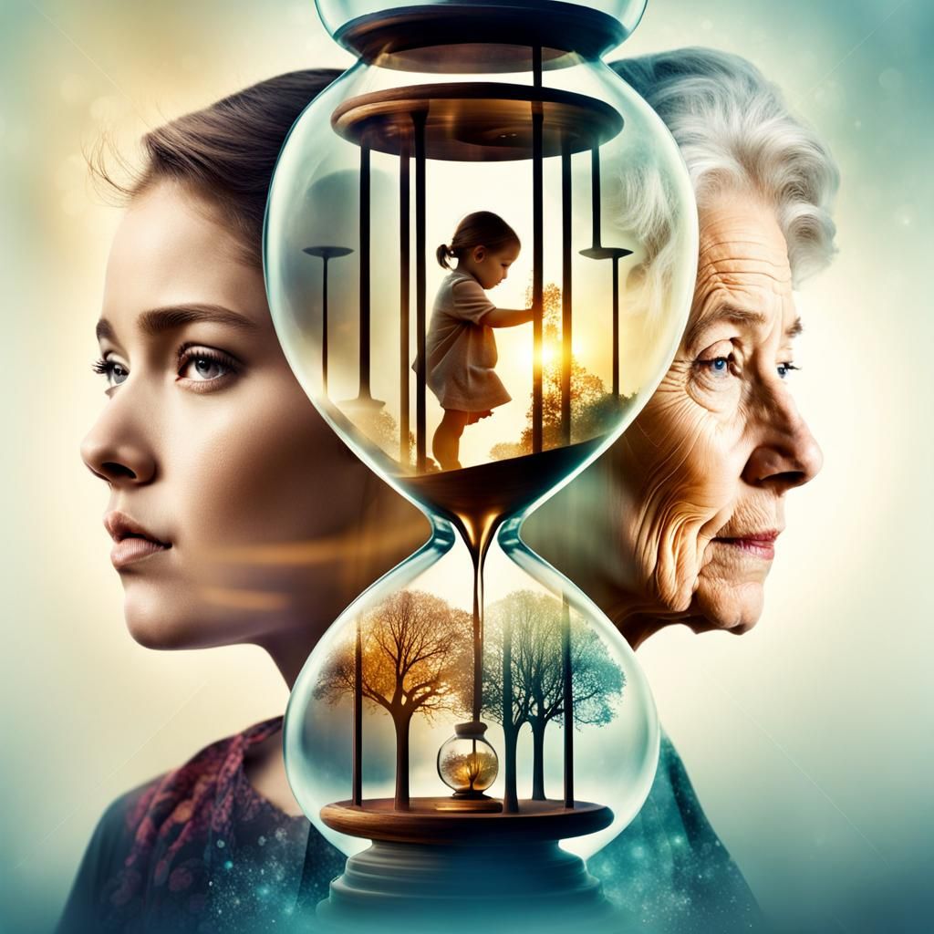 Double Exposure: Symbolic Passage of Time