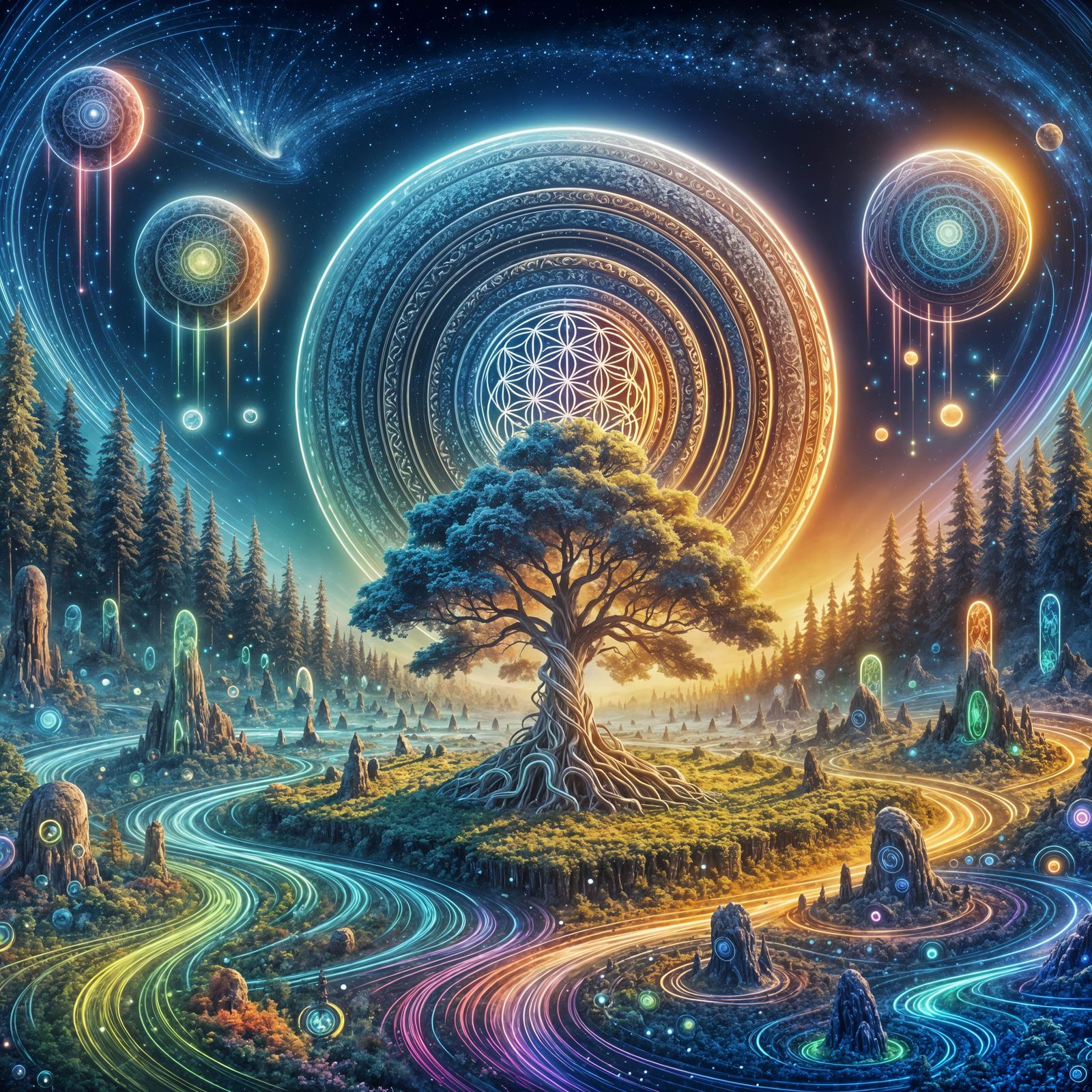 The river of Morødetï celestial Celtic druid lands.