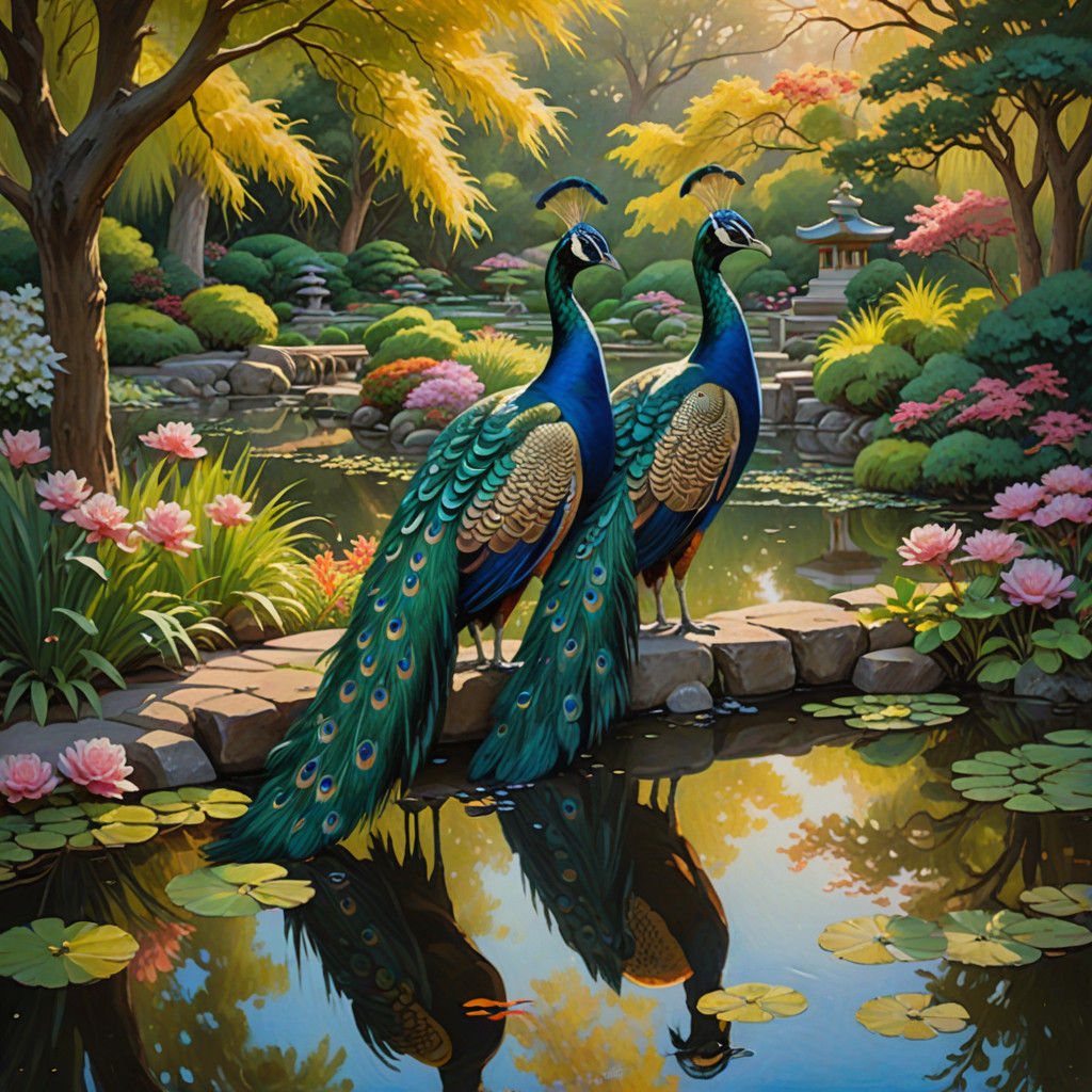 Peacocks, We stick together