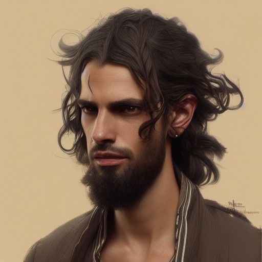 Medieval Market Portrait in Hyperdetailed Digital Art Style