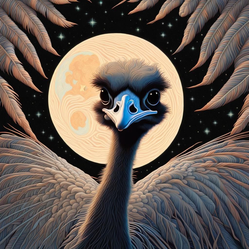 The Ostrich and the Moon