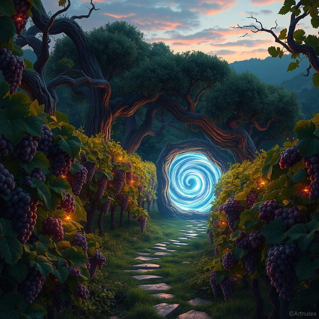 Ethereal Vineyard Portal in Dusklight