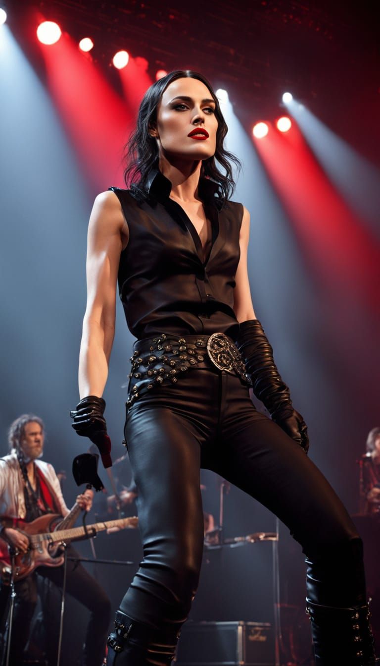 Glamorous Rockstar Pop Singer Unveiled in Stunning Detail