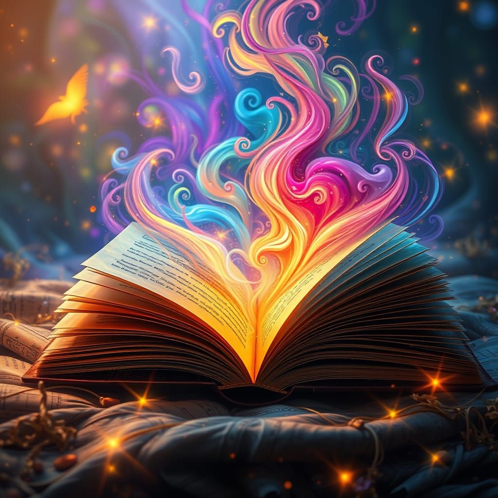 Enchanted World Unfolds from Mystical Storybook