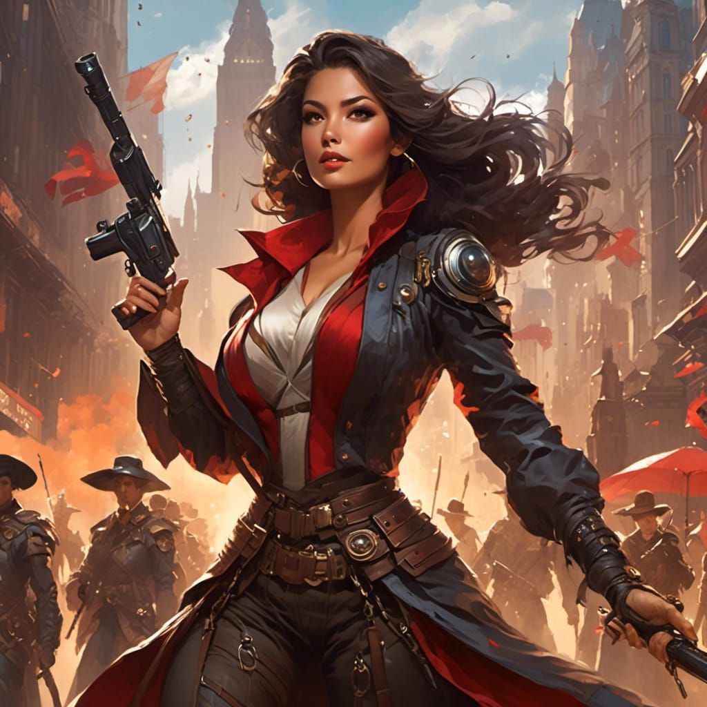 AI Generated Image from Two LORA Models