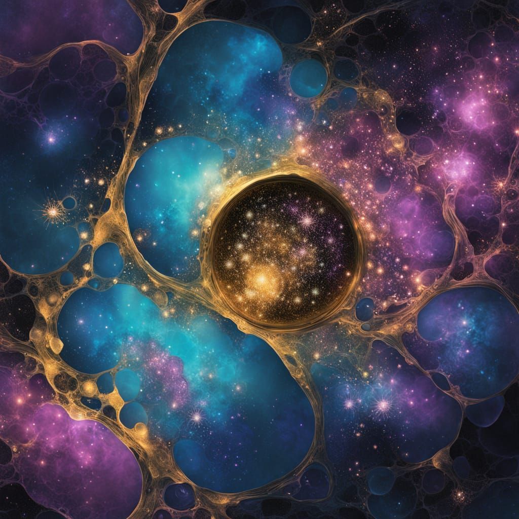 Cosmic Mandala Spirit Born in Water and Light