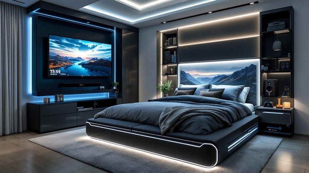Gamer's Ultimate Bed: Comfortable Sanctuary for Endless Gami...