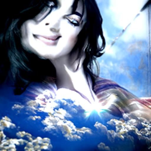 Radiant Woman in Divine Light