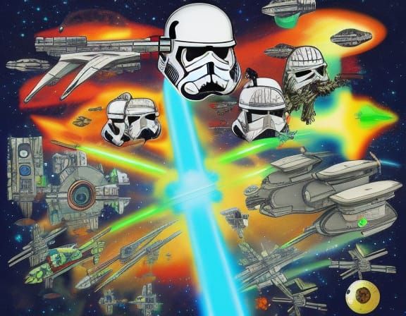 Star Wars Space Pirates in Interstellar Skirmish