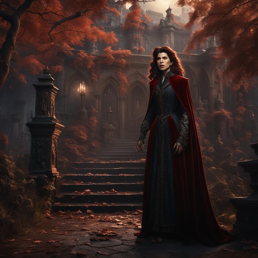 Marisa Tomei as a Vampire: Detailed Fantasy Art