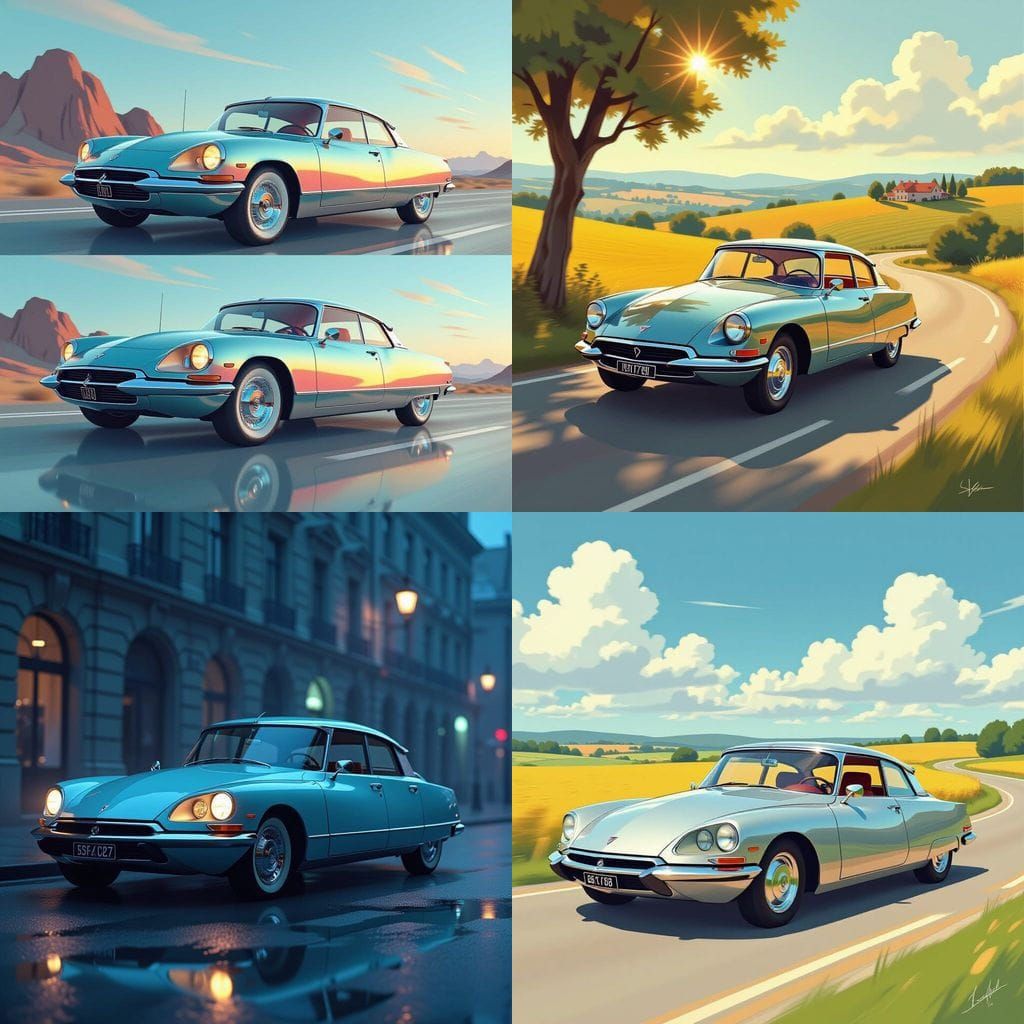 Classic Citroen DS Car