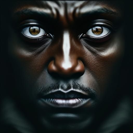 Vampire Portrait in Hyperrealistic Style