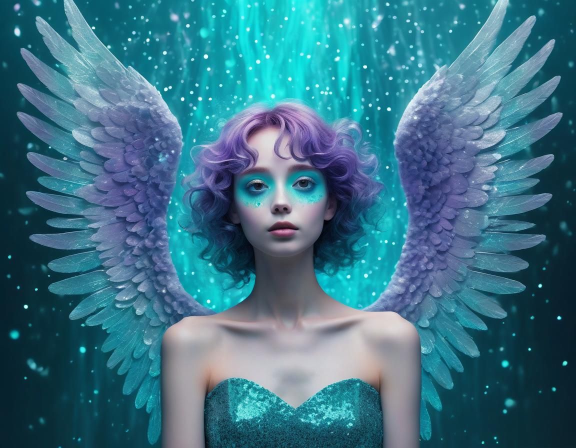 Ethereal Angel Date: Abstract Surreal Art