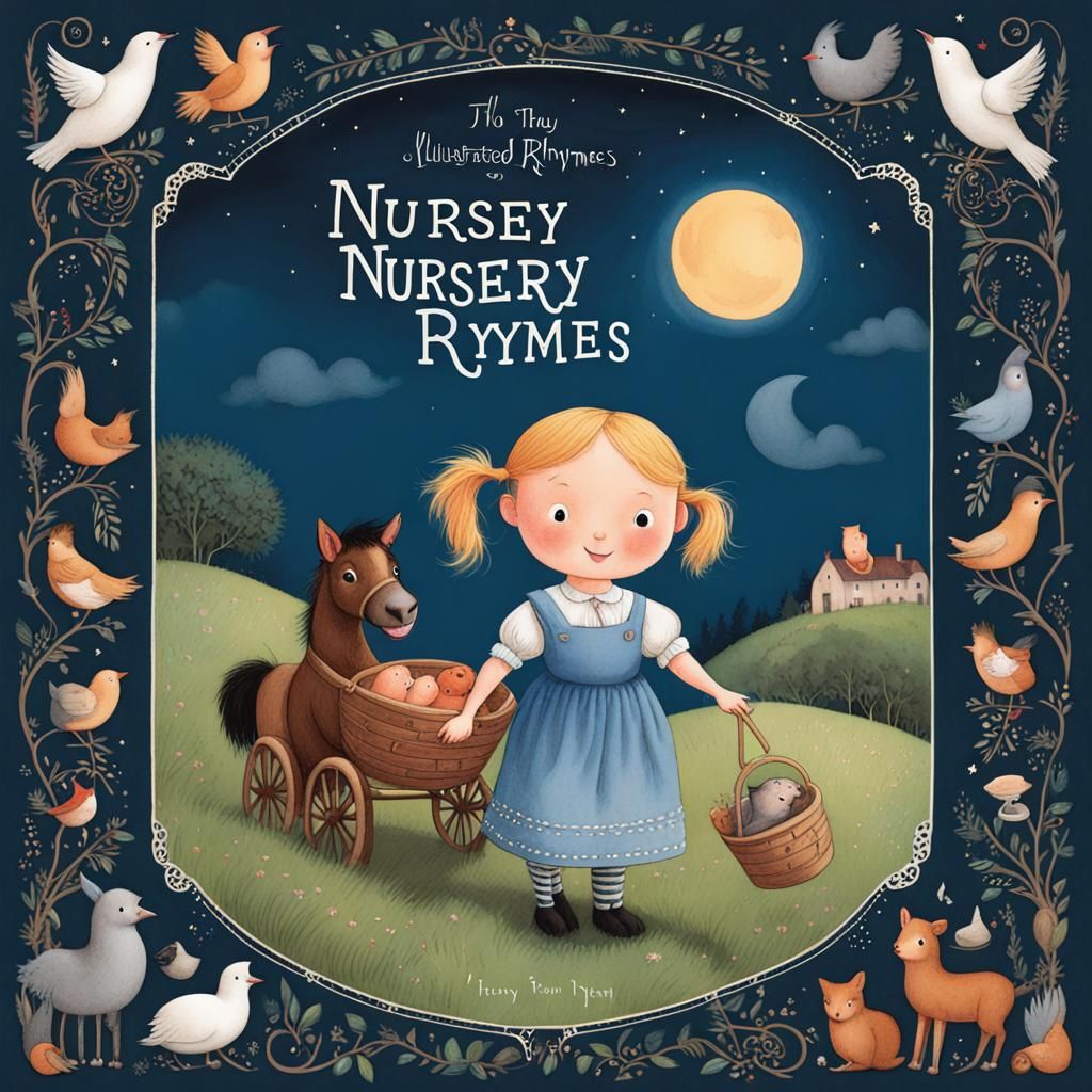 Enchanting Illustrations of Classic Nursery Rhymes