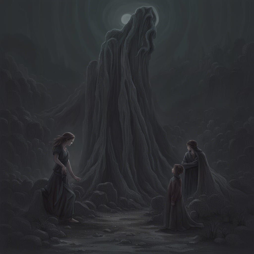 Abstract Image Reflecting Existential Questioning