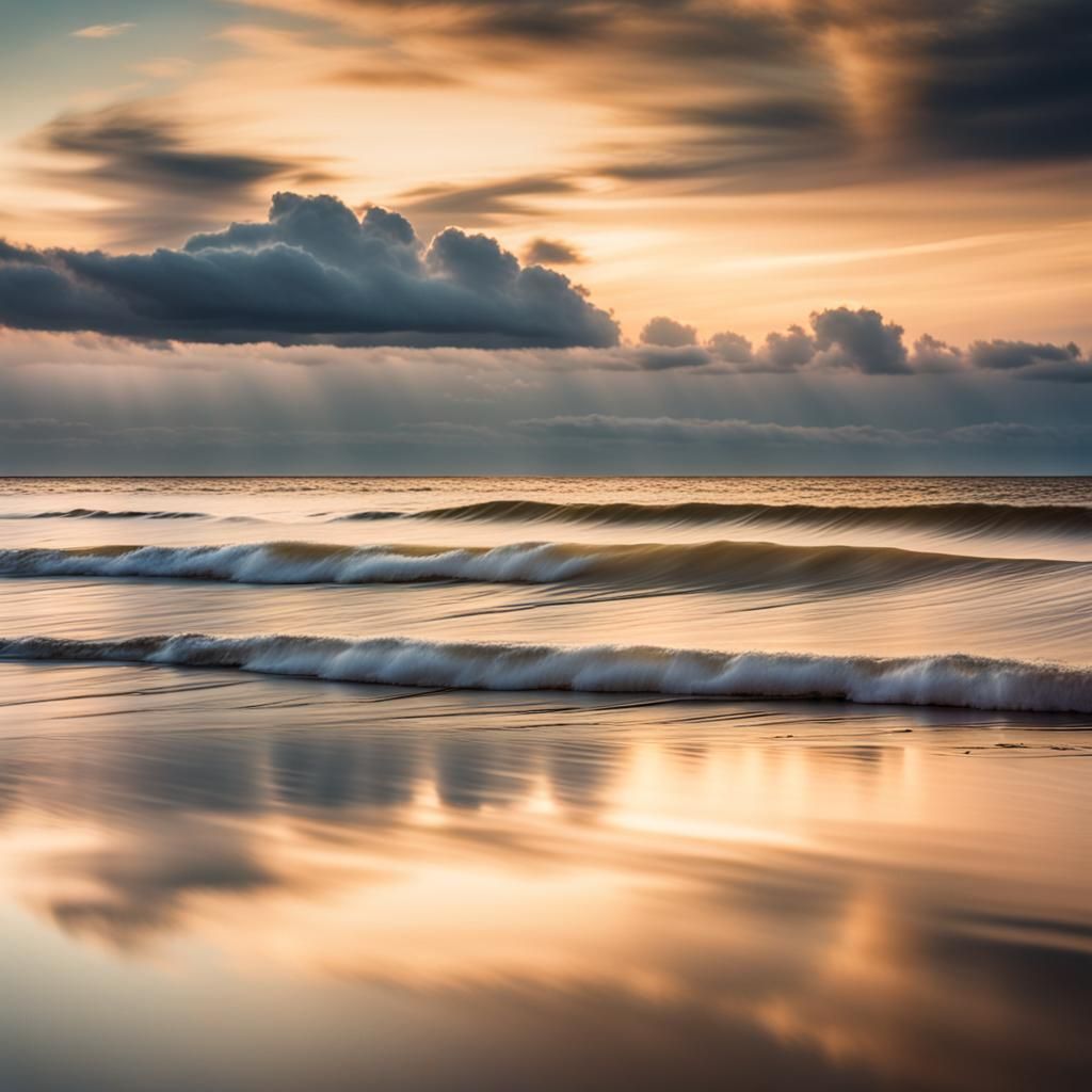 Ethereal Seascape Photography at Golden Hour