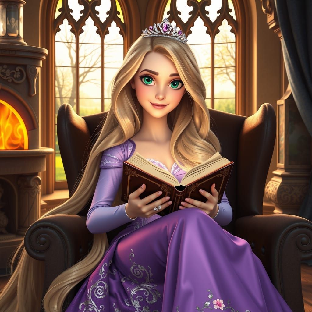 Lavender Princess in Springtime Elegance