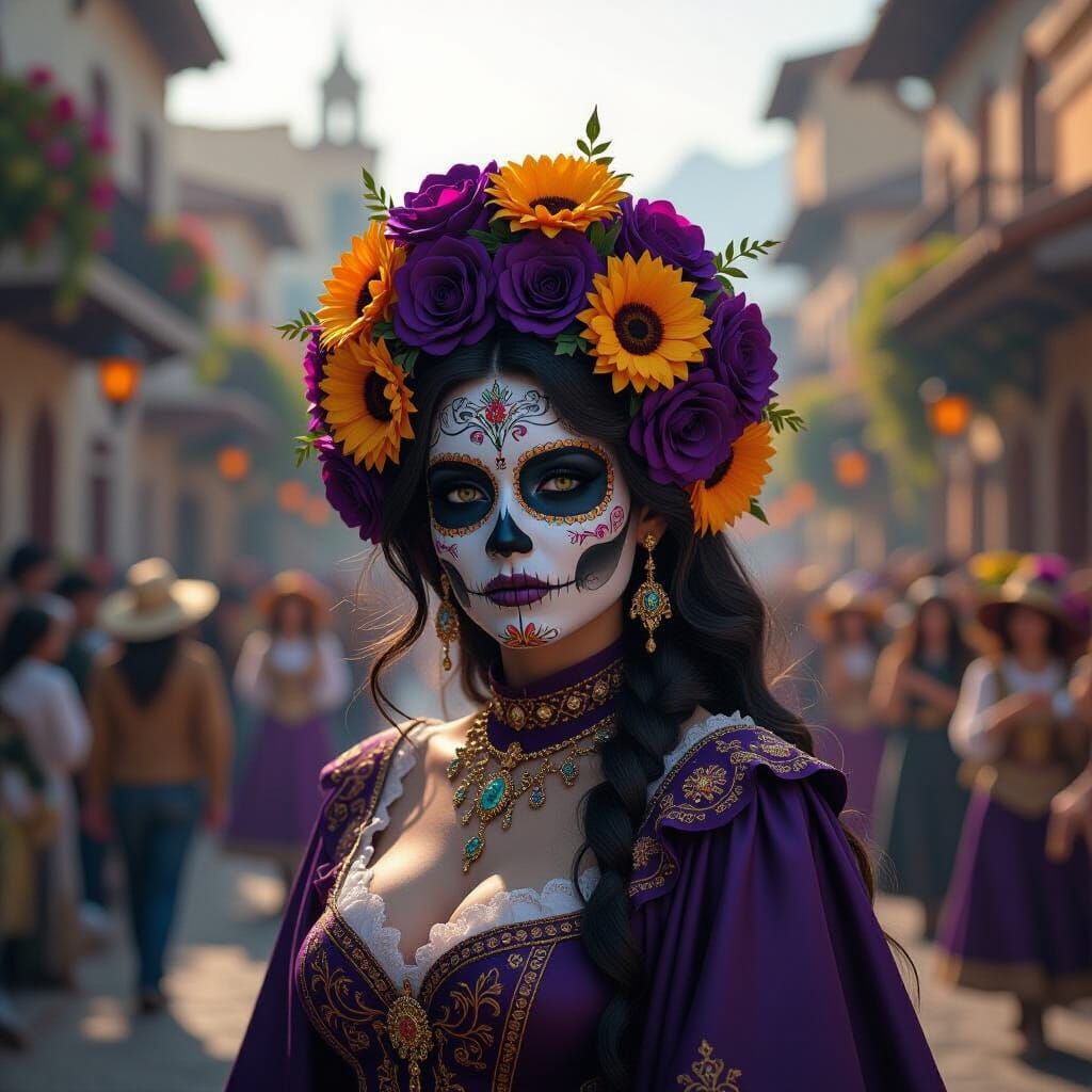 Day of the Dead Parade Concept Art
