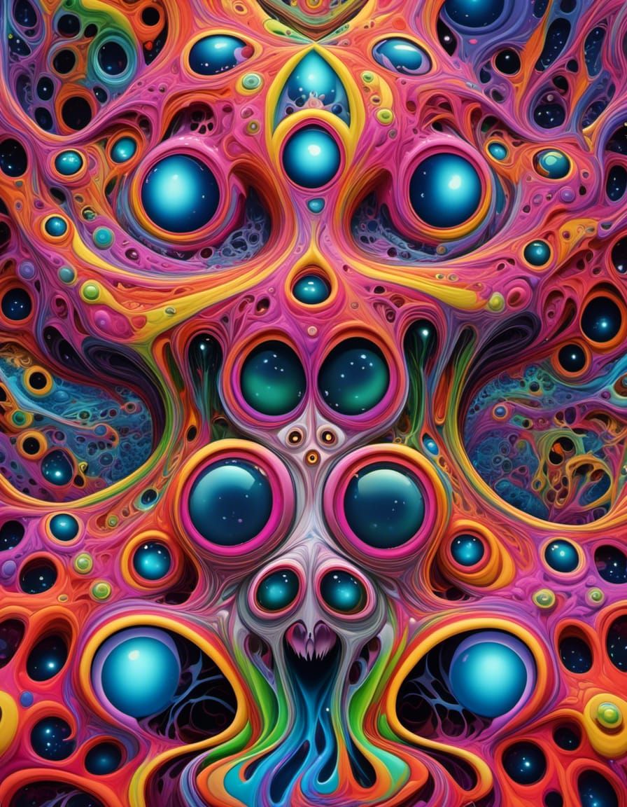 Friendly Fourth-Dimensional Creature Breaking Physics in 3D