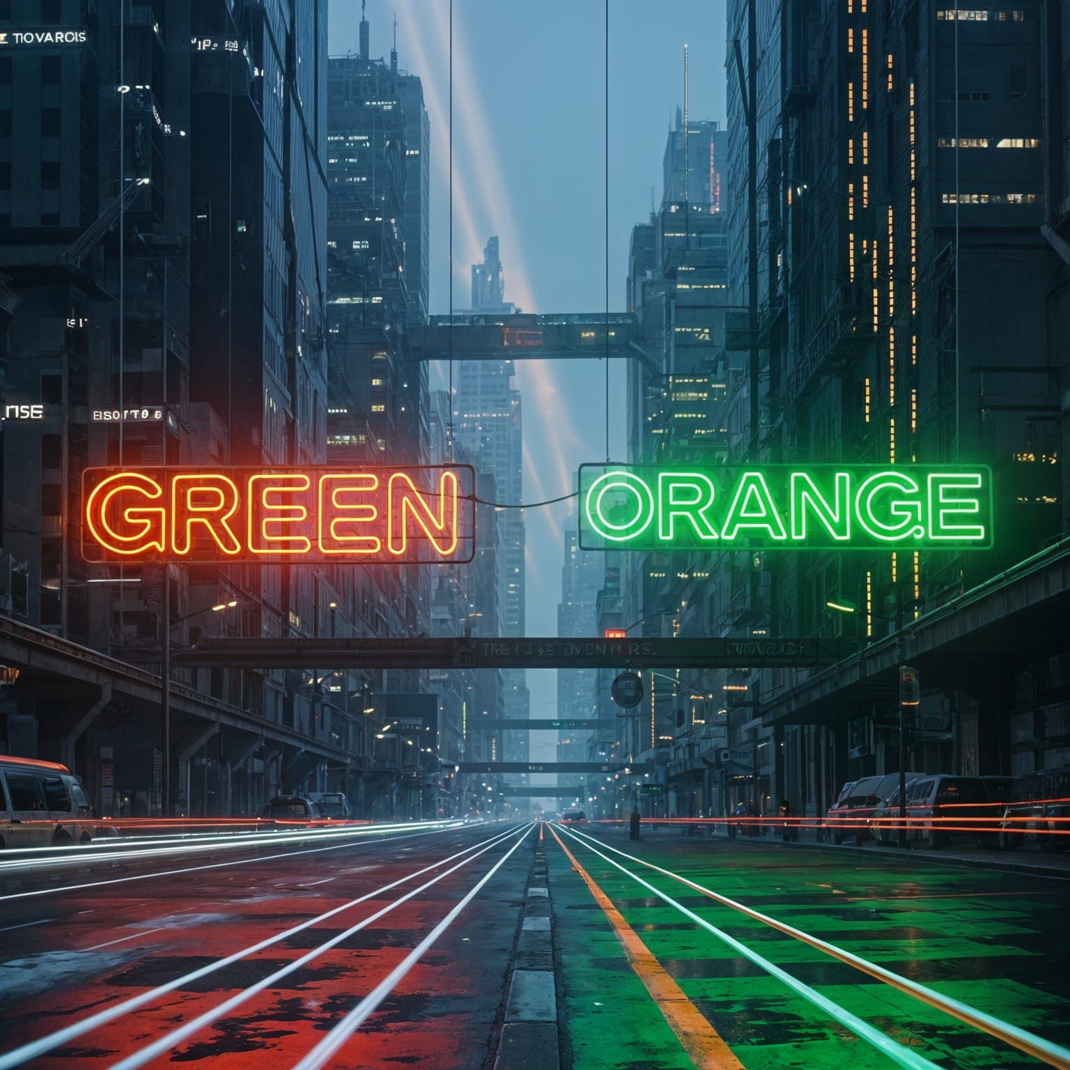 Green or Orange! Orange or Green!