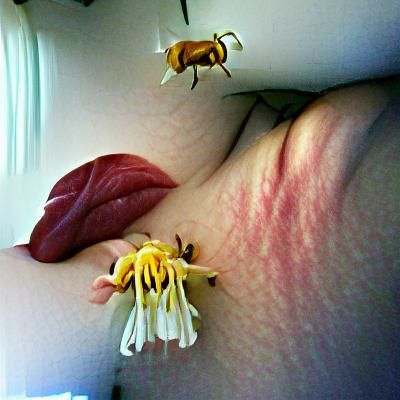 Detailed Close-up of Honeysuckle Flowers