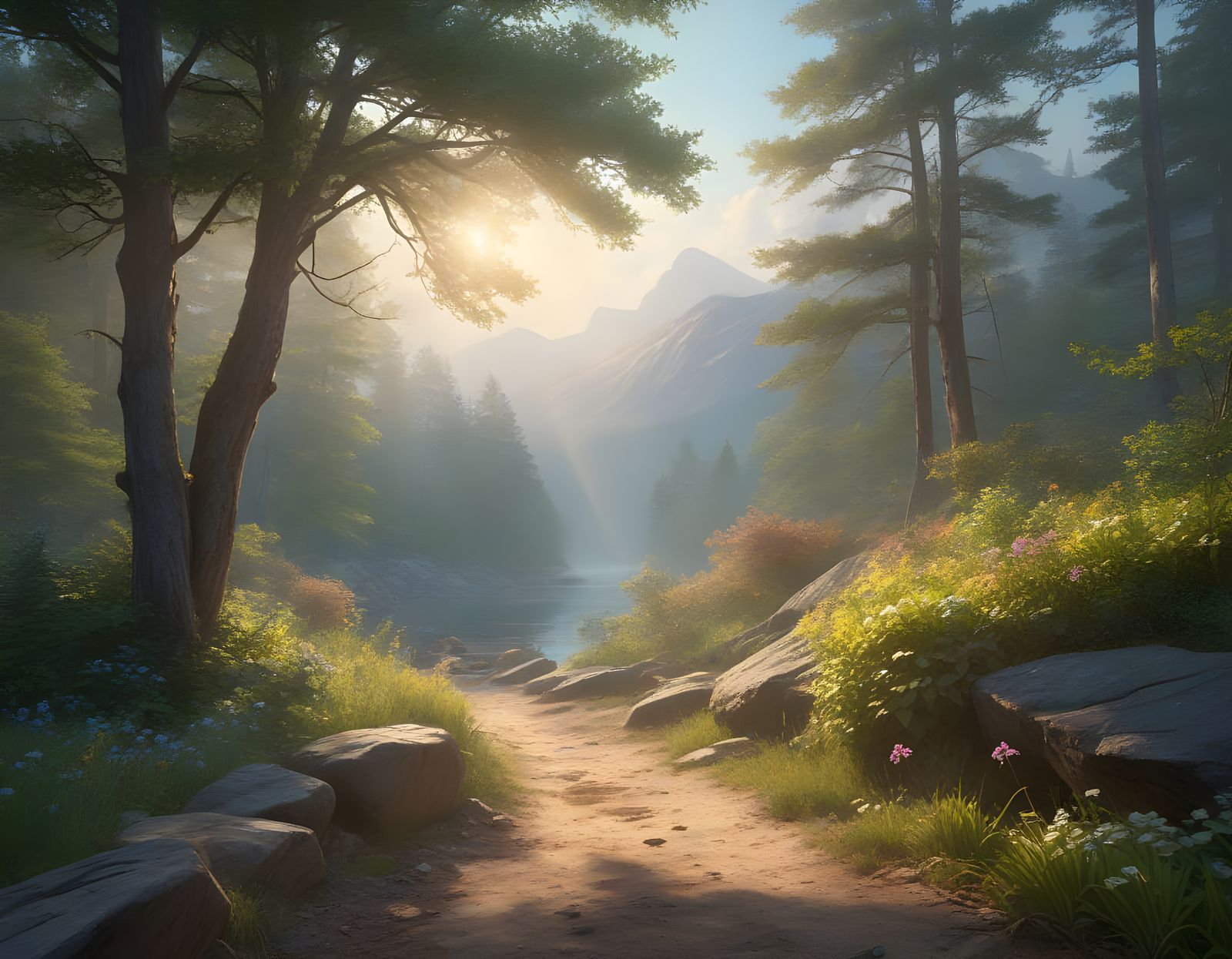 Ethereal Morning on Newfound Lake