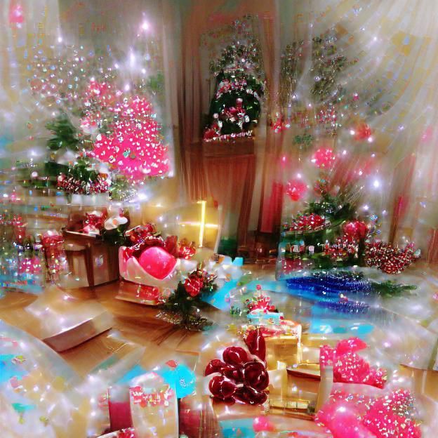 Festive Christmas Scene: Holiday Season's Essence