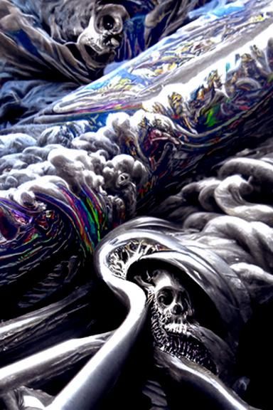 Psychedelic Reaper in Visionary Style