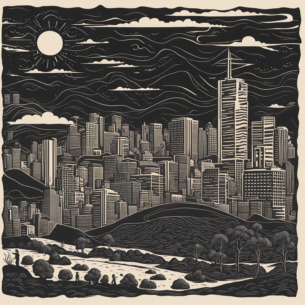 Young Sorceress with Determined Gaze, Detailed Matte Paintin...