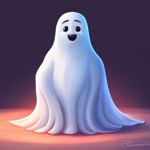 Casper the Friendly Ghost Digital Anime Art
