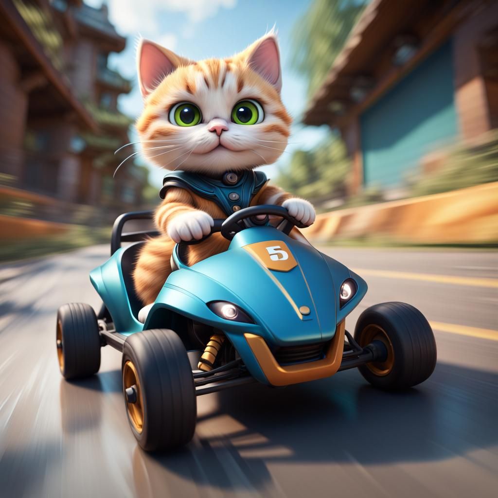 Go-Kart Cat