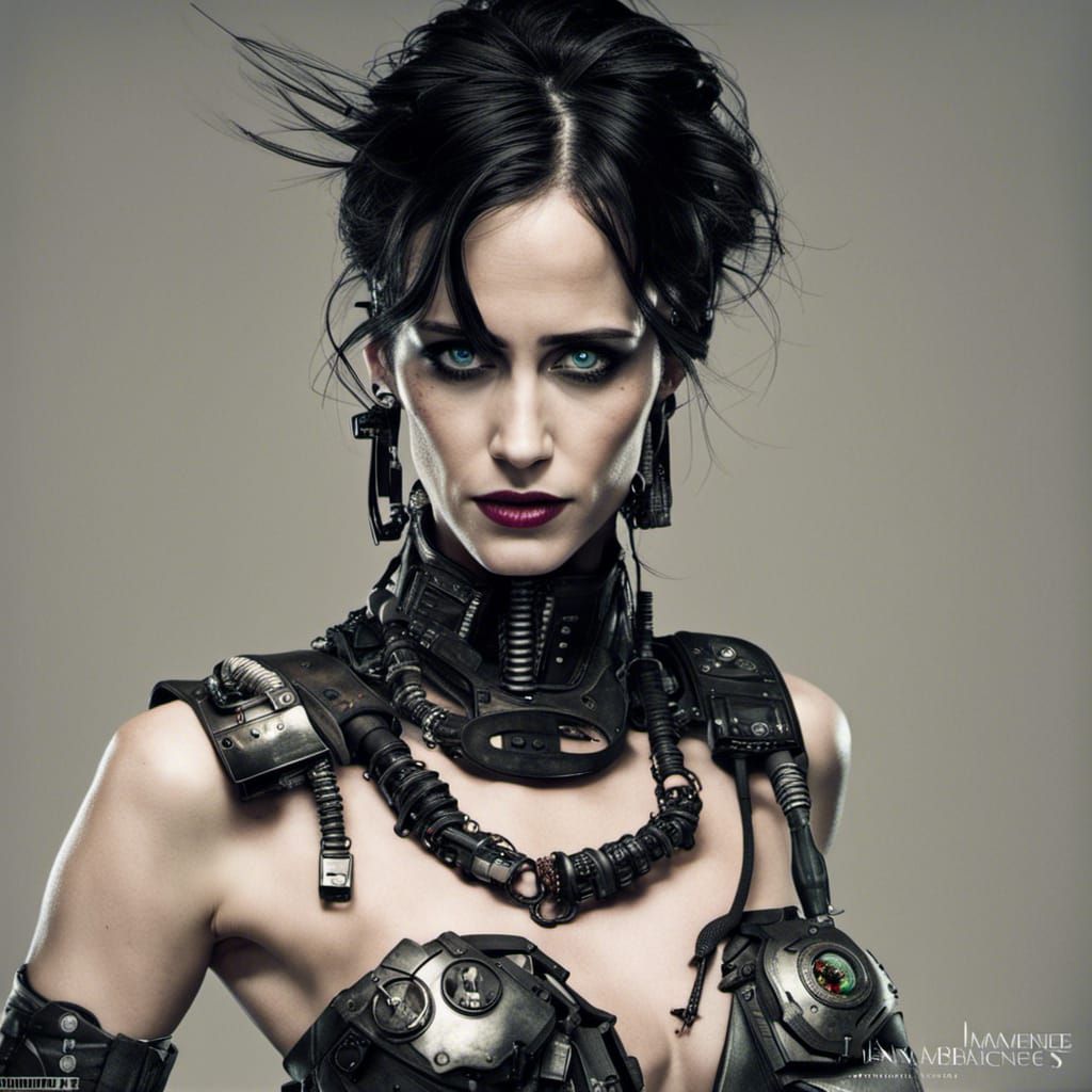 Cyberpunk Villain Fashion Photography