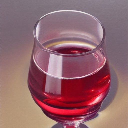 Cranberry Juice: Oil Painting in Gurney Style