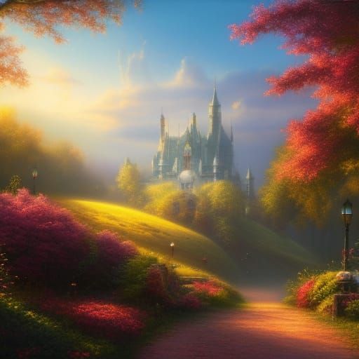 Cute Animal Sleeps in Teacup: 3D Digital Art