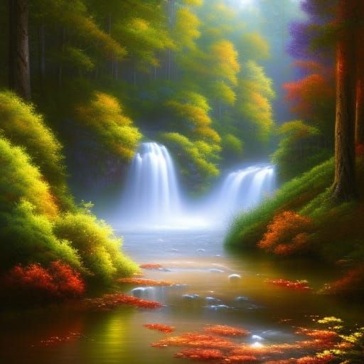 Cute Baby Animal Sleeping in Teacup: 3D Digital Art