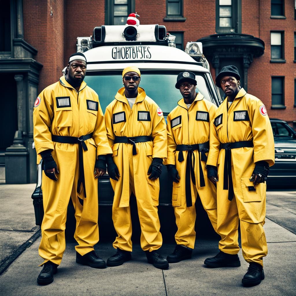 Wu Tang Clan as Ghostbusters: Hyperrealistic Rendition