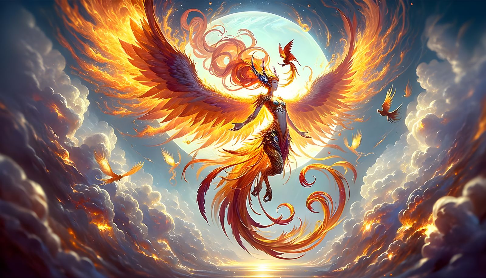 Phoenix Angel: A Mythical Celestial Being