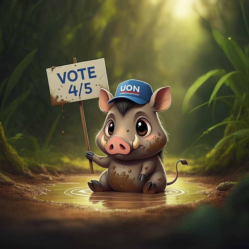 Chibi Warthog's Muddy Campaign: Vote 4/5