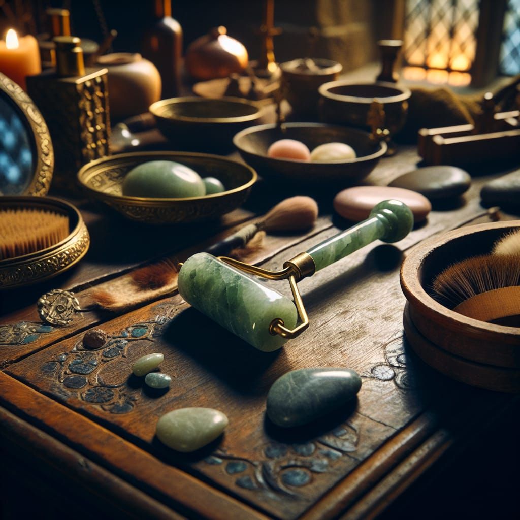 Medieval Beauty in a Warm Glowing Light