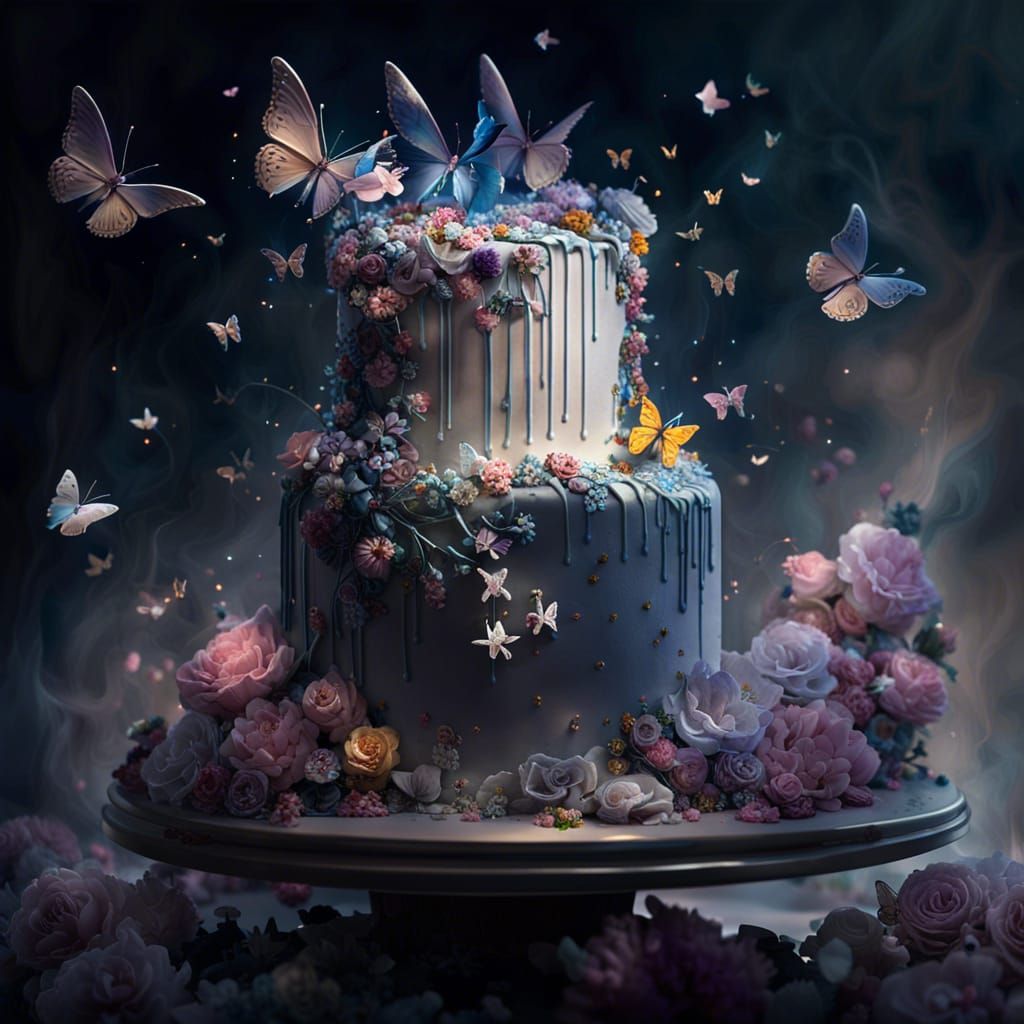 Butterfly cake